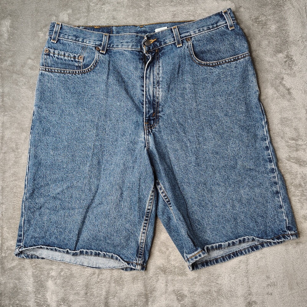Vintage Levi's 560 Jean Shorts Men's 36 Loose Fit Medium Wash‎ Denim Baggy Y2K